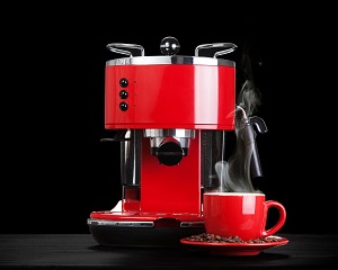 Red coffee machine: PERTEC CIP application example