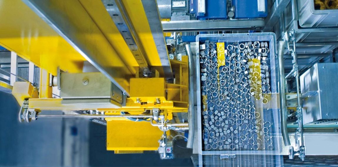 Supply chain at Angst+Pfister: industrial components in automatic storing facility