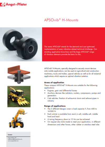 APSOvib® H-Mounts flyer