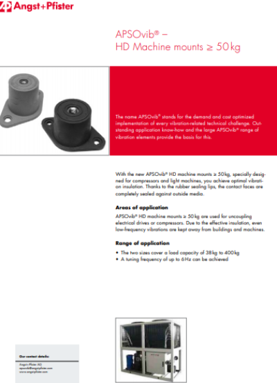 APSOvib® HD Machine Mounts over 50kg flyer