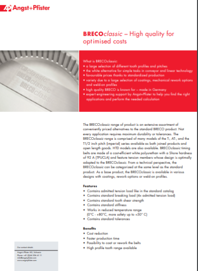 APSOdrive® BRECO Classic flyer
