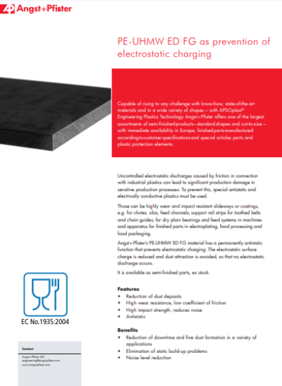 APSOplast® PE-UHMW ED FG flyer