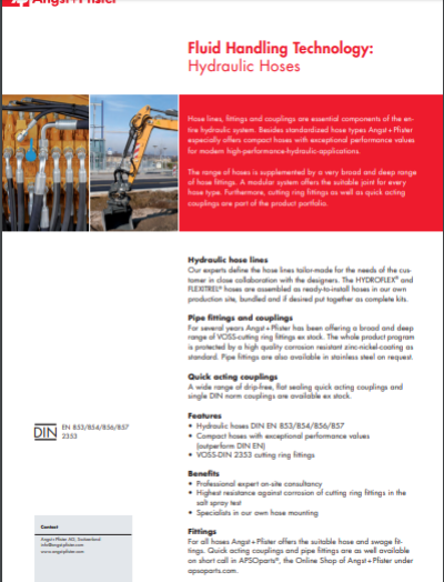 APSOfluid® Hydraulic Hoses flyer