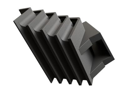 Black chevron spring