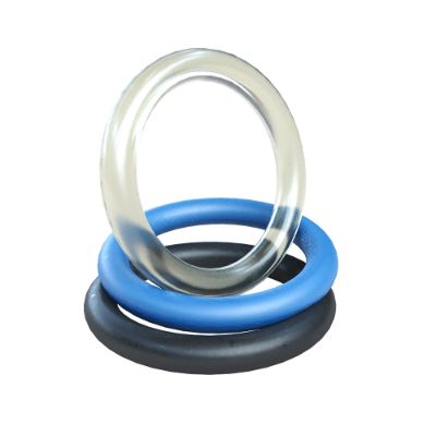 Black, blue and transparent o-ring