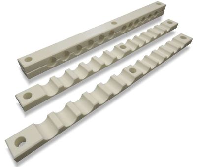 Plastic part made from PA 6 FR white