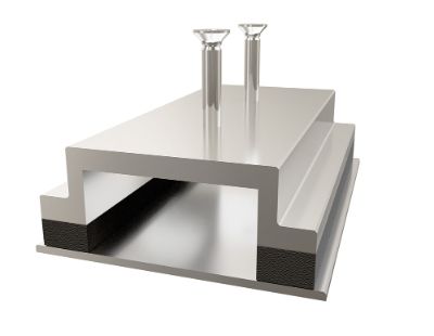 Standard floor support especially for metro and tram