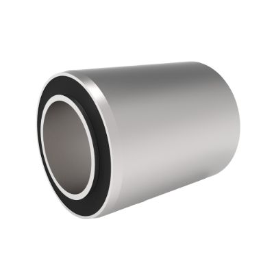 Vulcanized or pressed bushing for axles