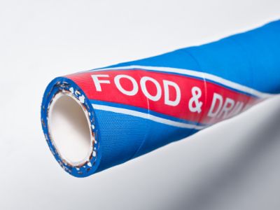 Industrial hoses overview: CONTI FOOD & DRINK FLEX UPE with spiral