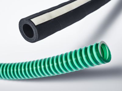 Agricultural and construction hoses overview: BENOLPRESS® universal hose and PLASTSPIRAL MS suction and pressure hose
