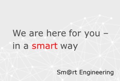 Angst+Pfister Smart Engineering Banner: We are here for you - in a smart way