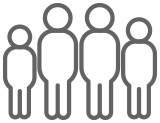 Angst+Pfister Family Icon: Family members standing beside each other