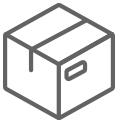 Modular and Customer-Specific Solutions Icon: Package with address sticker