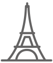 Paris France Icon: Eiffel Tower