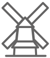 Zoetermeer Netherlands Icon: Wind mill